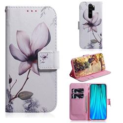 Magnolia Flower PU Leather Wallet Case for Mi Xiaomi Redmi Note 8 Pro