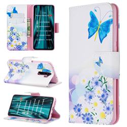 Butterflies Flowers Leather Wallet Case for Mi Xiaomi Redmi Note 8 Pro