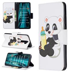 Baby Panda Leather Wallet Case for Mi Xiaomi Redmi Note 8 Pro
