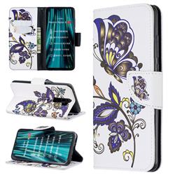 Butterflies and Flowers Leather Wallet Case for Mi Xiaomi Redmi Note 8 Pro