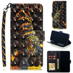 Tiger Totem 3D Painted Leather Phone Wallet Case for Mi Xiaomi Redmi Note 8 Pro