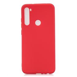 Candy Soft Silicone Protective Phone Case for Mi Xiaomi Redmi Note 8T - Red