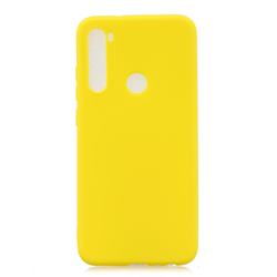 Candy Soft Silicone Protective Phone Case for Mi Xiaomi Redmi Note 8T - Yellow