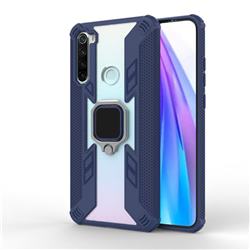 Predator Armor Metal Ring Grip Shockproof Dual Layer Rugged Hard Cover for Mi Xiaomi Redmi Note 8T - Blue