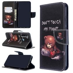 Chainsaw Bear Leather Wallet Case for Mi Xiaomi Redmi Note 8T