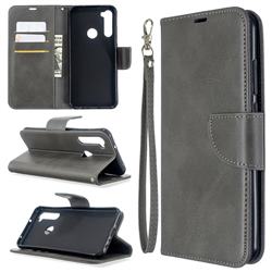 Classic Sheepskin PU Leather Phone Wallet Case for Mi Xiaomi Redmi Note 8T - Gray