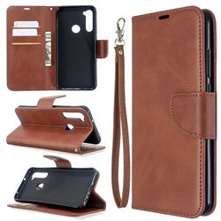 Classic Sheepskin PU Leather Phone Wallet Case for Mi Xiaomi Redmi Note 8T - Brown