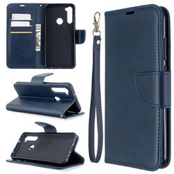 Classic Sheepskin PU Leather Phone Wallet Case for Mi Xiaomi Redmi Note 8T - Blue