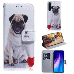 Pug Dog PU Leather Wallet Case for Mi Xiaomi Redmi Note 8T
