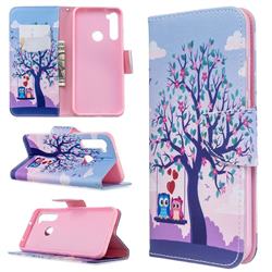 Tree and Owls Leather Wallet Case for Mi Xiaomi Redmi Note 8T