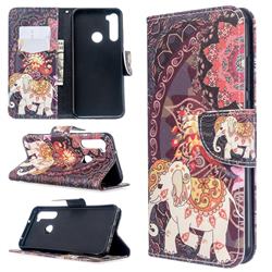 Totem Flower Elephant Leather Wallet Case for Mi Xiaomi Redmi Note 8T