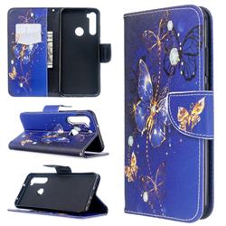 Purple Butterfly Leather Wallet Case for Mi Xiaomi Redmi Note 8T