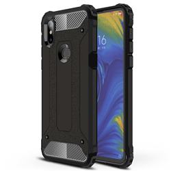 King Kong Armor Premium Shockproof Dual Layer Rugged Hard Cover for Xiaomi Mi Mix 3 - Black Gold