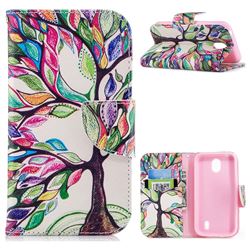 The Tree of Life Leather Wallet Case for Nokia 1