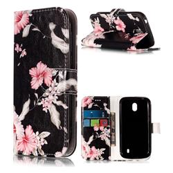 Azalea Flower PU Leather Wallet Case for Nokia 1