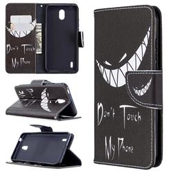 Crooked Grin Leather Wallet Case for Nokia 1.3