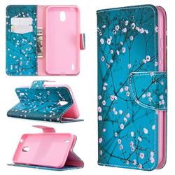 Blue Plum Leather Wallet Case for Nokia 1.3