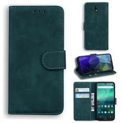 Retro Classic Skin Feel Leather Wallet Phone Case for Nokia 1.3 - Green