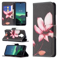 Lotus Flower Leather Wallet Case for Nokia 1.4