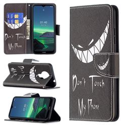 Crooked Grin Leather Wallet Case for Nokia 1.4