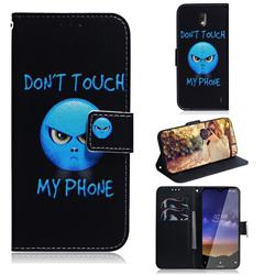 Not Touch My Phone PU Leather Wallet Case for Nokia 2.2