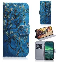 Apricot Tree PU Leather Wallet Case for Nokia 2.3