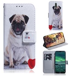 Pug Dog PU Leather Wallet Case for Nokia 2.3