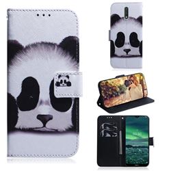 Sleeping Panda PU Leather Wallet Case for Nokia 2.3