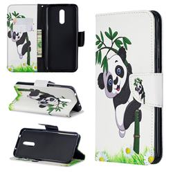 Bamboo Panda Leather Wallet Case for Nokia 3.2