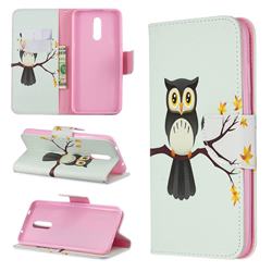 Owl on Tree Leather Wallet Case for Nokia 3.2