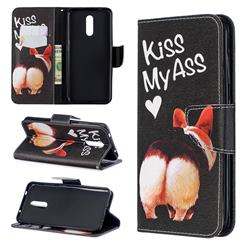 Lovely Pig Ass Leather Wallet Case for Nokia 3.2