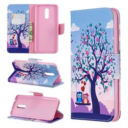 Tree and Owls Leather Wallet Case for Nokia 3.2