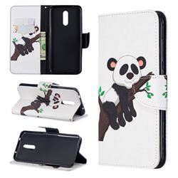 Tree Panda Leather Wallet Case for Nokia 3.2