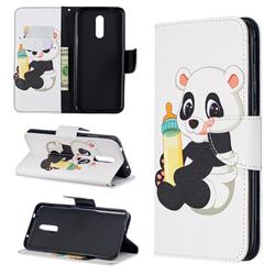 Baby Panda Leather Wallet Case for Nokia 3.2