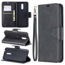 Classic Sheepskin PU Leather Phone Wallet Case for Nokia 3.2 - Black