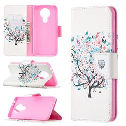 Colorful Tree Leather Wallet Case for Nokia 3.4