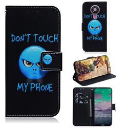 Not Touch My Phone PU Leather Wallet Case for Nokia 3.4