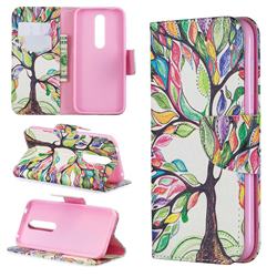 The Tree of Life Leather Wallet Case for Nokia 4.2
