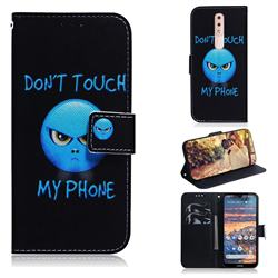 Not Touch My Phone PU Leather Wallet Case for Nokia 4.2