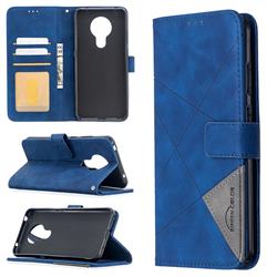 Binfen Color BF05 Prismatic Slim Wallet Flip Cover for Nokia 5.3 - Blue