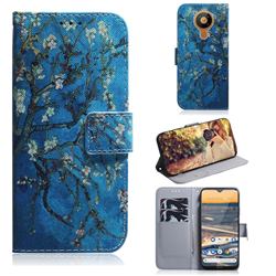 Apricot Tree PU Leather Wallet Case for Nokia 5.3