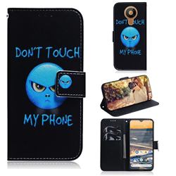 Not Touch My Phone PU Leather Wallet Case for Nokia 5.3