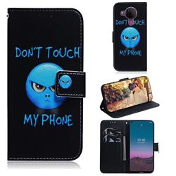 Not Touch My Phone PU Leather Wallet Case for Nokia 5.4