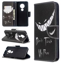 Crooked Grin Leather Wallet Case for Nokia 6.2 (6.3 inch)