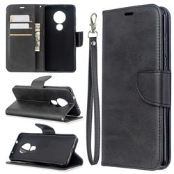 Classic Sheepskin PU Leather Phone Wallet Case for Nokia 6.2 (6.3 inch) - Black