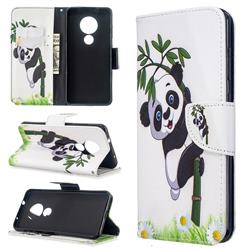 Bamboo Panda Leather Wallet Case for Nokia 6.2 (6.3 inch)