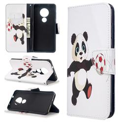Football Panda Leather Wallet Case for Nokia 6.2 (6.3 inch)