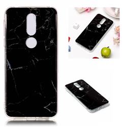 Black Soft TPU Marble Pattern Case for Nokia 7.1