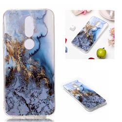 Sea Blue Soft TPU Marble Pattern Case for Nokia 7.1