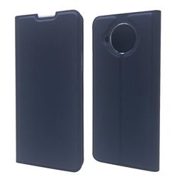 Ultra Slim Card Magnetic Automatic Suction Leather Wallet Case for Nokia 8.3 - Royal Blue